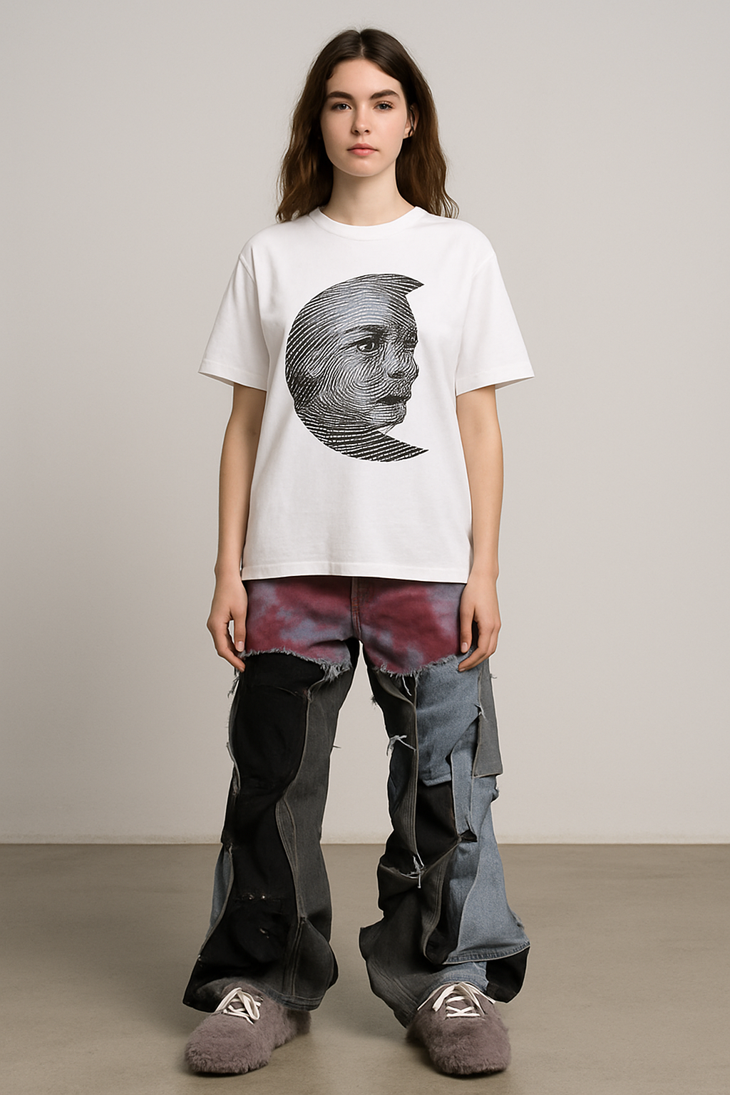 Electric Patchwork Jeans – SMOON Edition